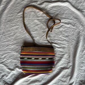 Women handbag from Guatemala cool print